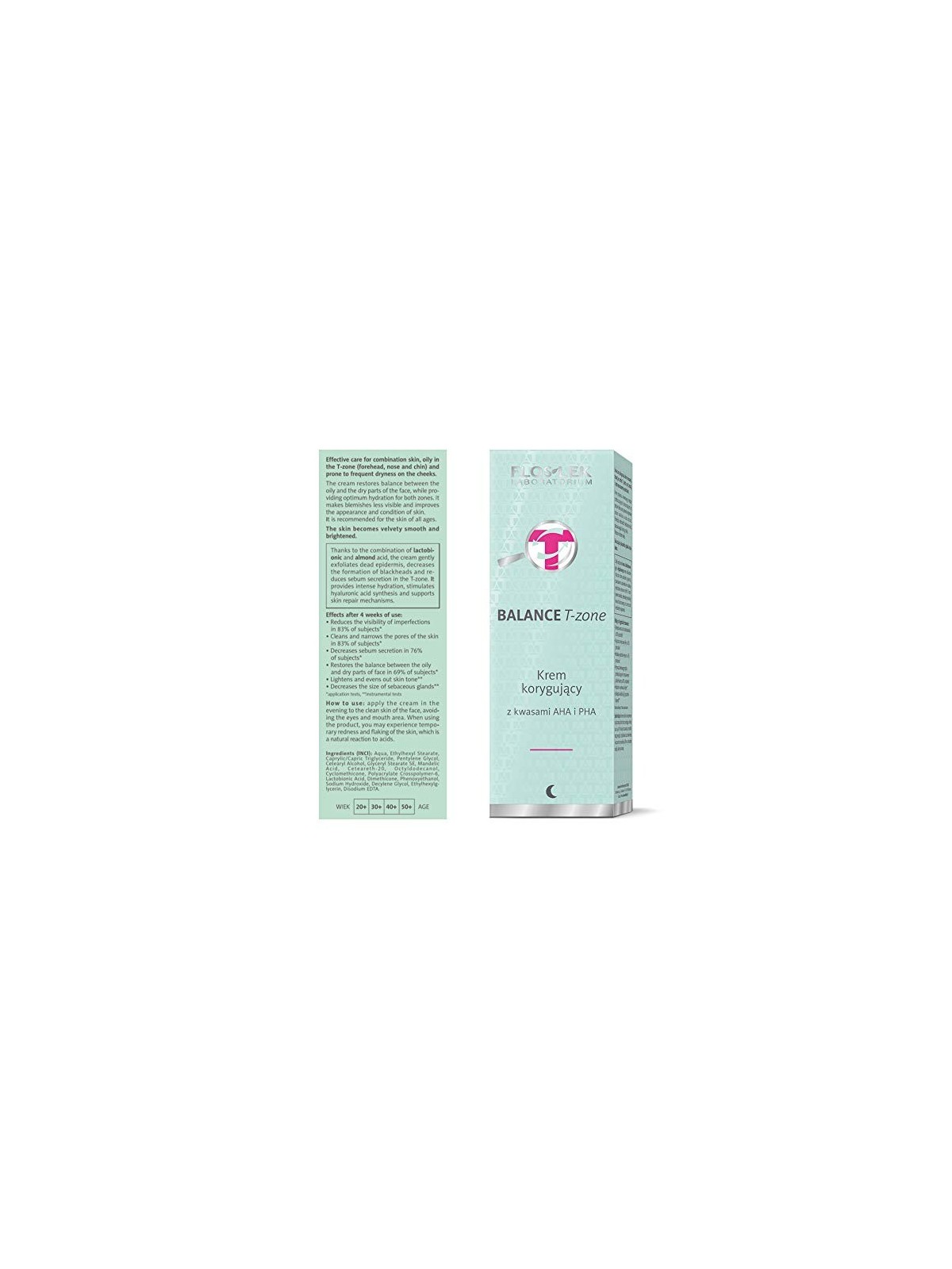 FLOSLEK Balance crema correttiva zona T con acidi AHA e PHA 50ml