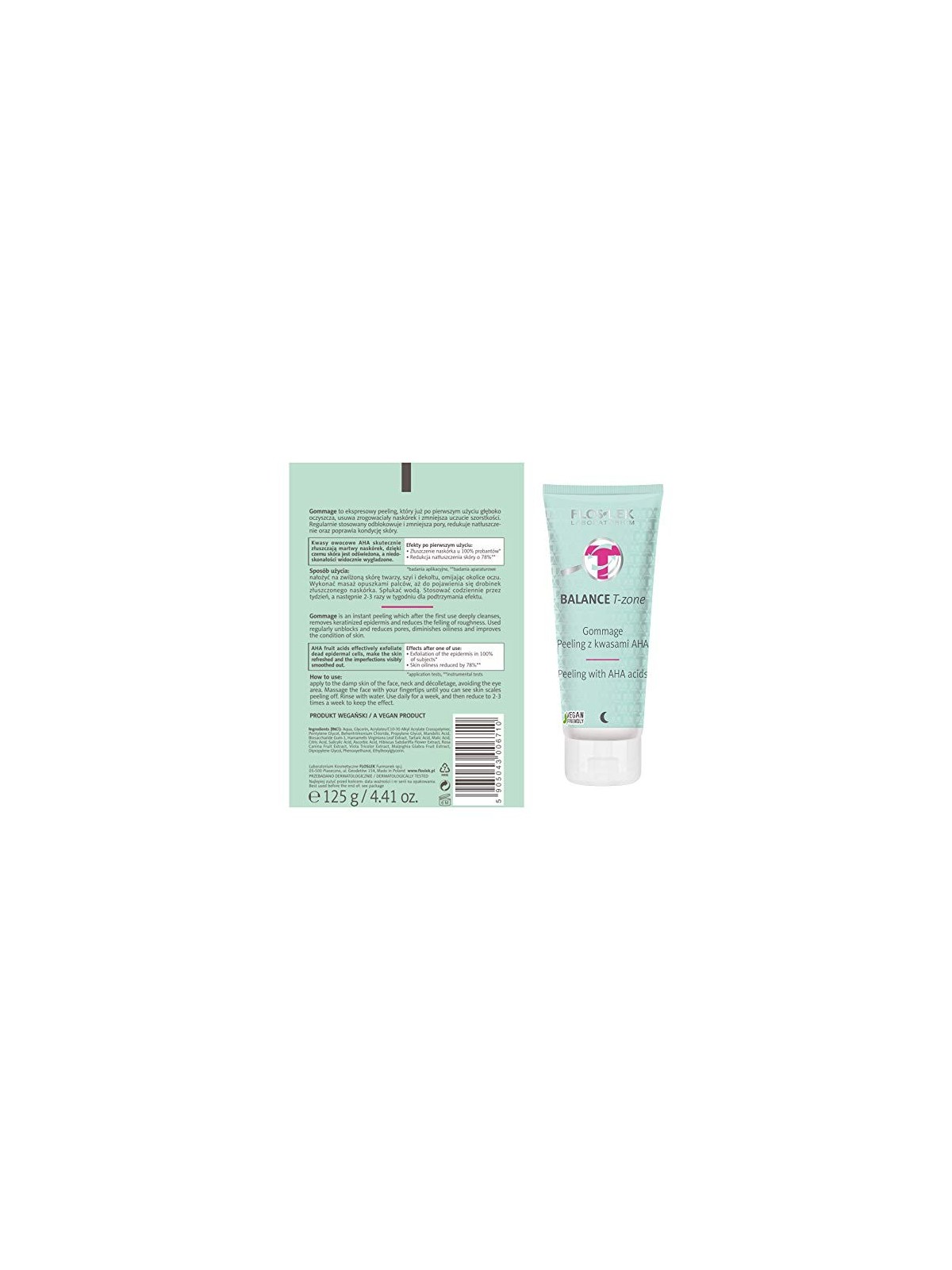 FLOSLEK Balance TZone Gommage peeling con acidi AHA 125ml