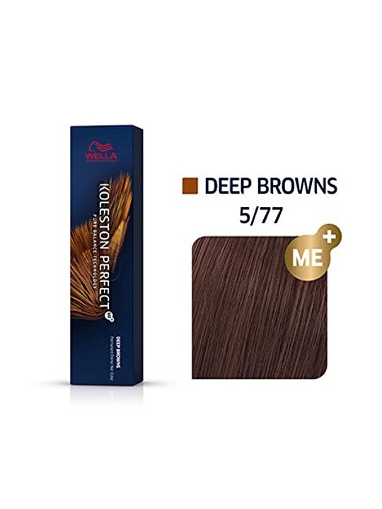 Wella Koleston Perfect Me - Deep Browns unisex 60ml 5-77 Light Brown Brown Intensive