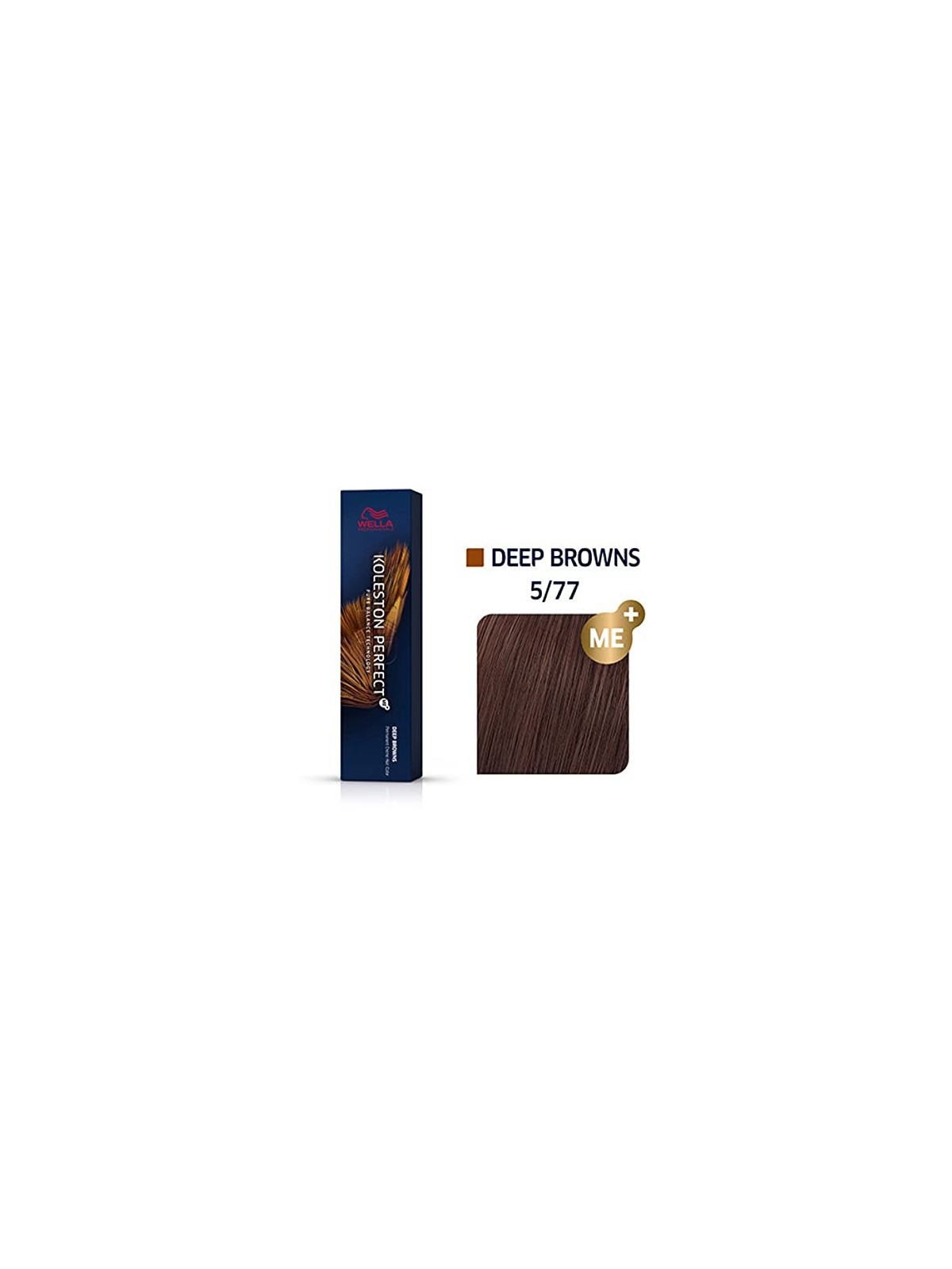 Wella Koleston Perfect Me - Deep Browns unisex 60ml 5-77 Light Brown Brown Intensive