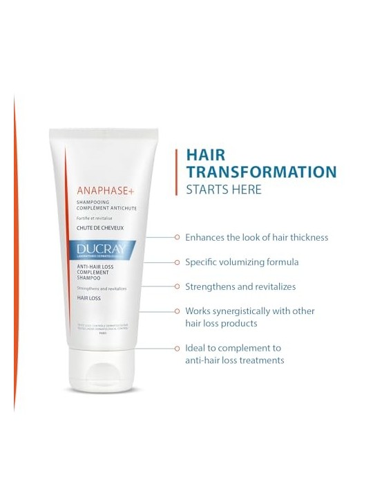 Ducray Anaphase Anti-Hairloss Complement Shampoo 200ml