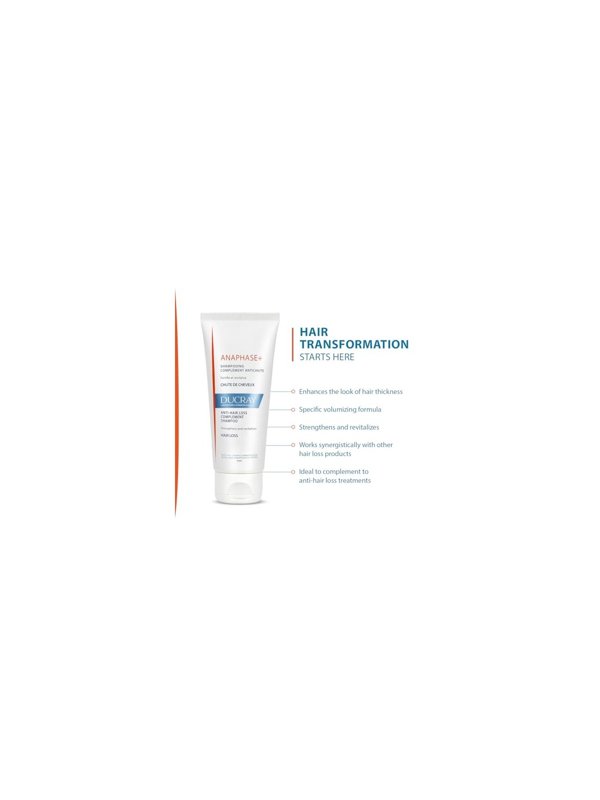 Ducray Anaphase Anti-Hairloss Complement Shampoo 200ml
