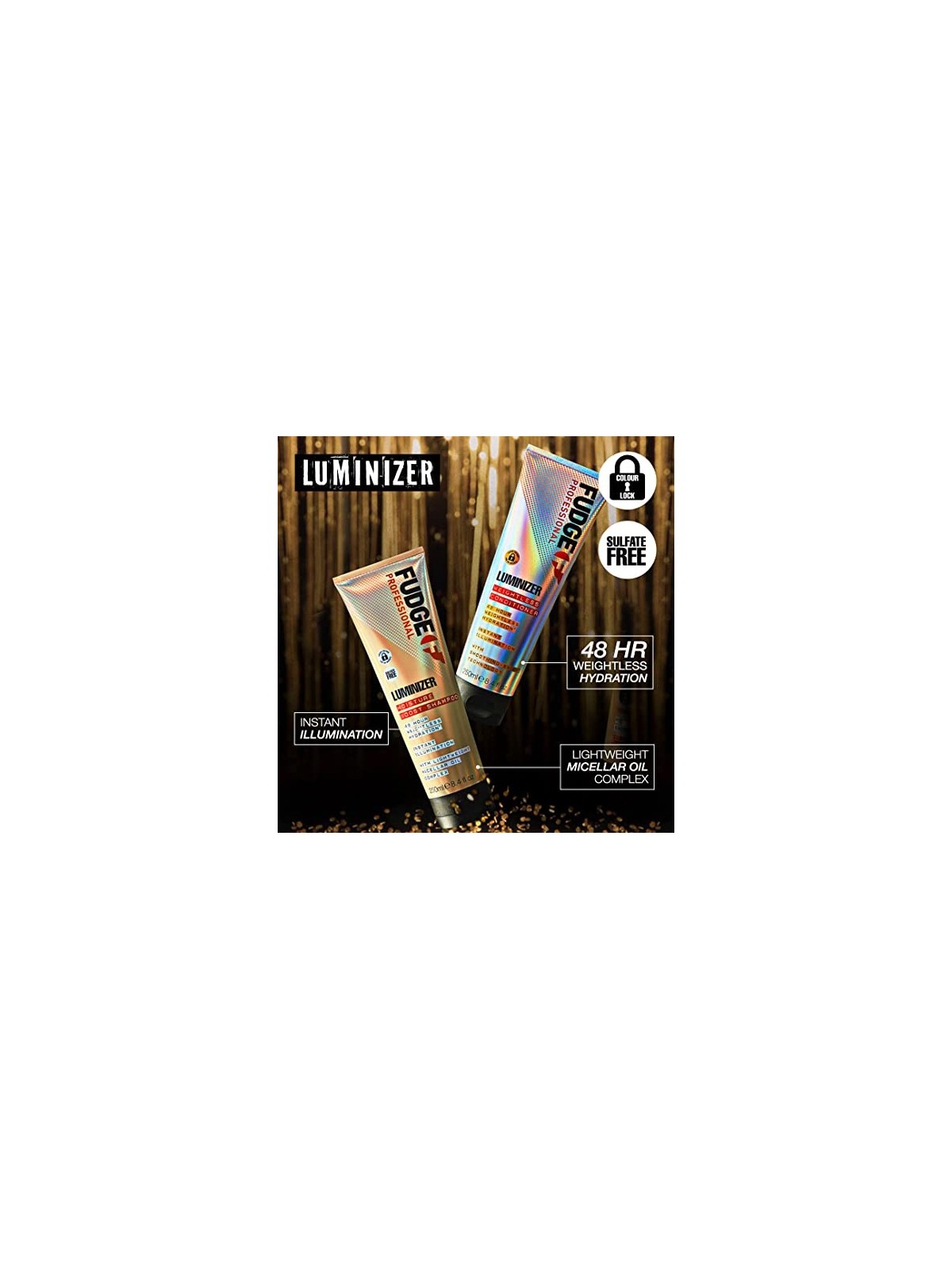 Balsamo Fudge Luminizer Weightless per capelli fini
