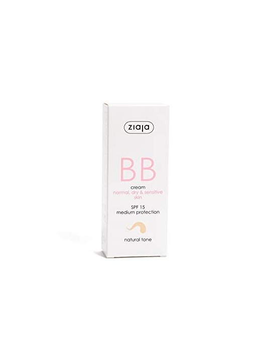 Ziaja BB Cream SPF15 50ml Natural Tone