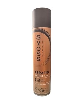 Syoss Lacca per Capelli con Fissazione Extra Forte e Invisibile con Cheratina 4 Spray 300 ml Donna 300ml