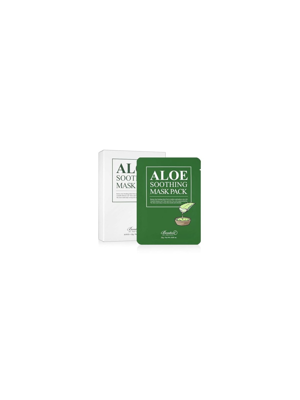 Maschera lenitiva all'aloe Benton 23 gr