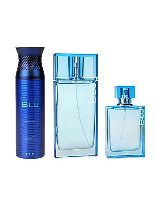 Ajmal Blu Dï¿½ï¿½rkovï¿½ï¿½ sada Eau de Parfum 90 ml deospray 200 ml a kolnsk voda 100 ml Uomo 90ml