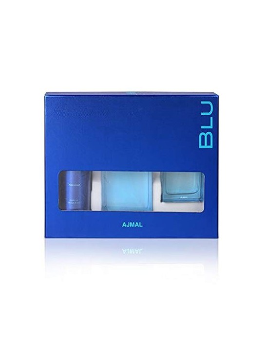 Ajmal Blu Dï¿½ï¿½rkovï¿½ï¿½ sada Eau de Parfum 90 ml deospray 200 ml a kolnsk voda 100 ml Uomo 90ml