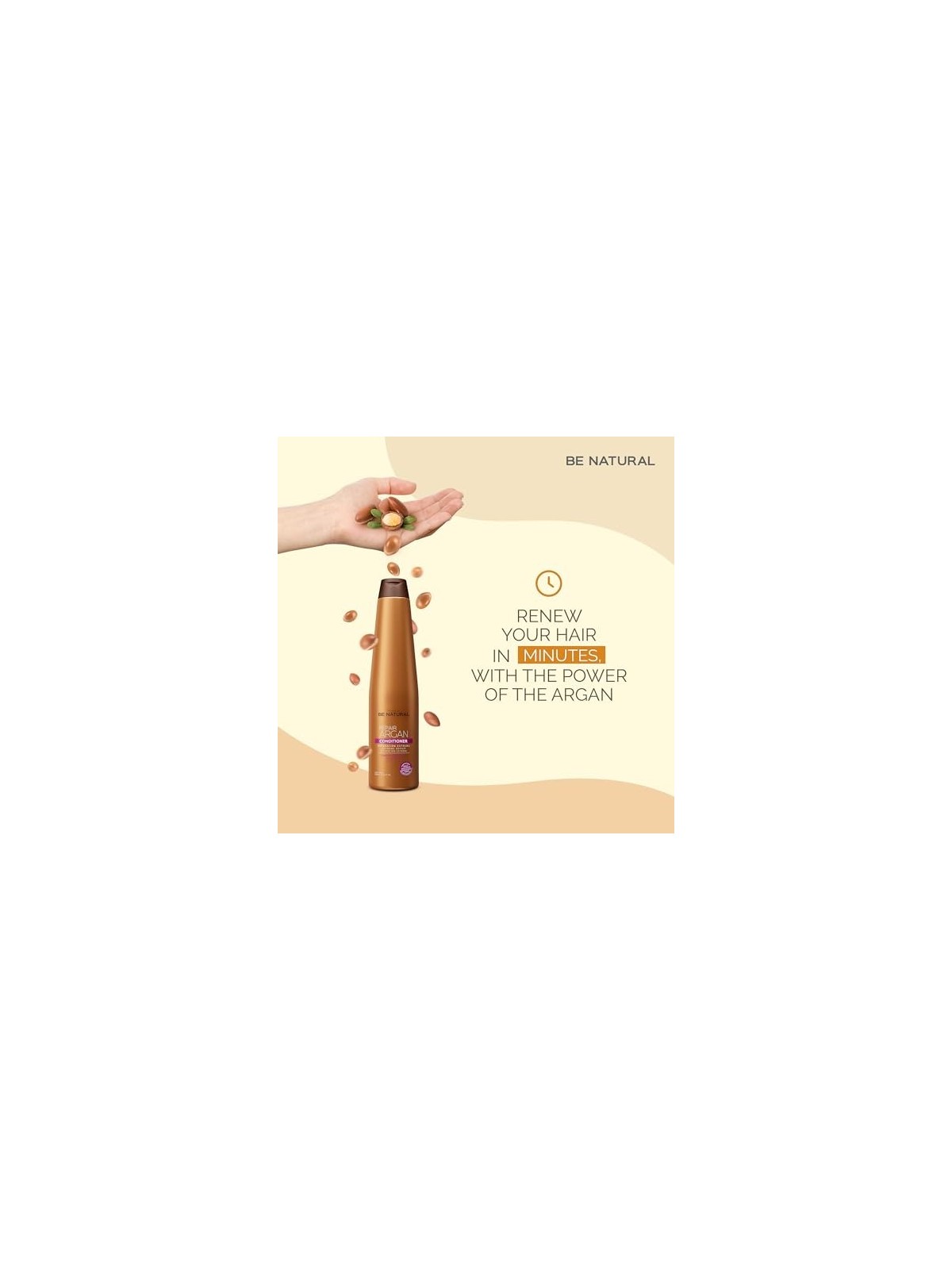 Be Natural Argan Riparazione Balsamo 350ml unisex