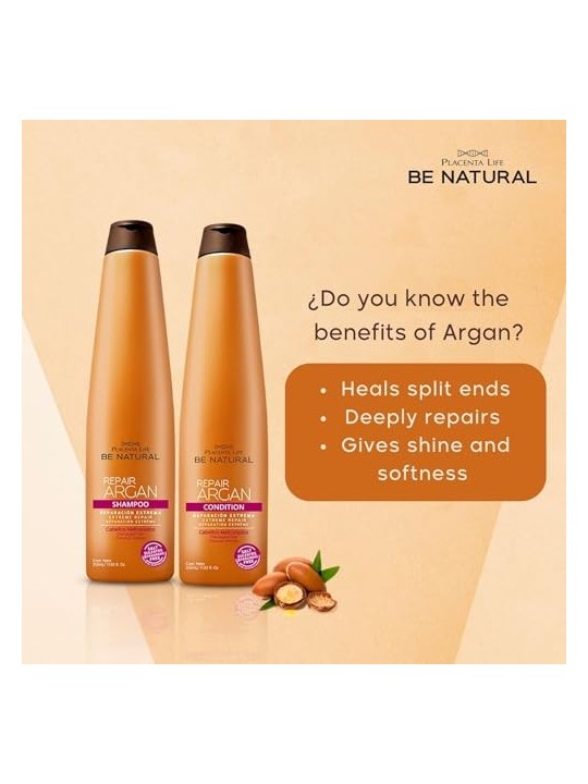 Be Natural Argan Riparazione Balsamo 350ml unisex