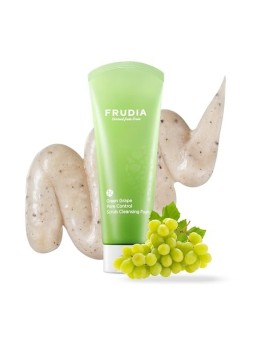 Frudia Schiuma Detergente Esfoliante Controllo Pori con Uva Verde 145 ml Donna