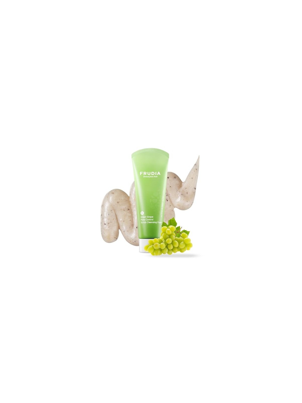 Frudia Schiuma Detergente Esfoliante Controllo Pori con Uva Verde 145 ml Donna