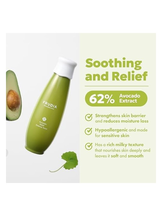 Avocado Relief Essence Toner FRUDIA 195ml