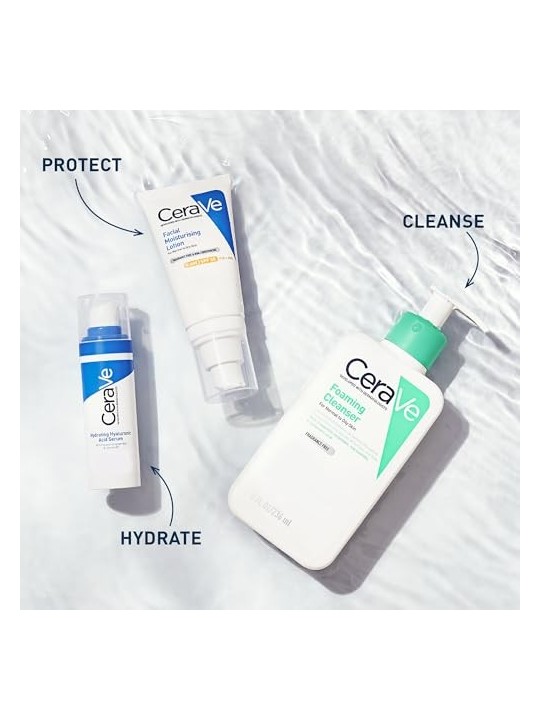 CeraVe Foaming Cleanser w-Pump 1000ml For Normal To Oily Skin