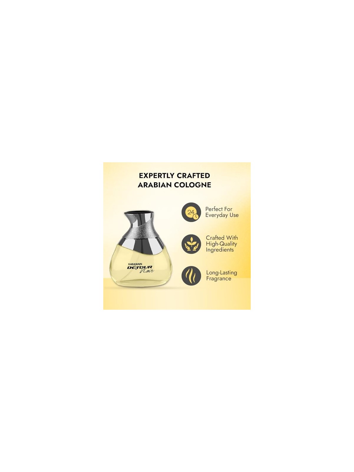 Profumo unisex Al Haramain Detour Noir 100ml