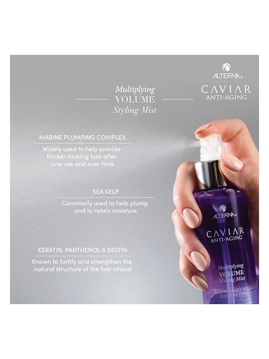 ALTERNA Caviar AntiAging Multiplying Volume Styling Mist spray modellante che dona volume ai capelli 147ml Alterna www.essenzeto