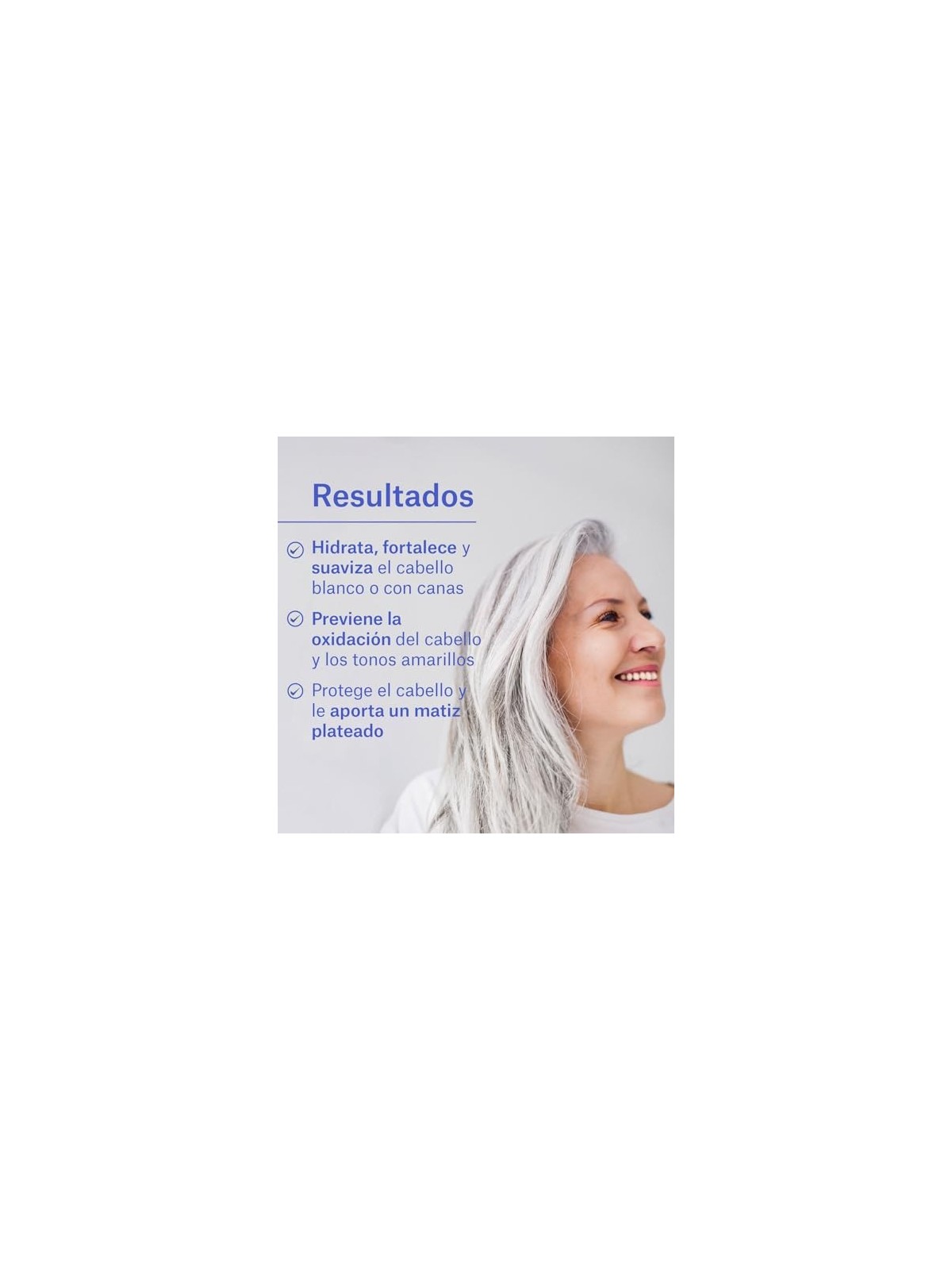 Natur Vital MASCARILLA SILVER per capelli bianchi o grigi 300ml donna