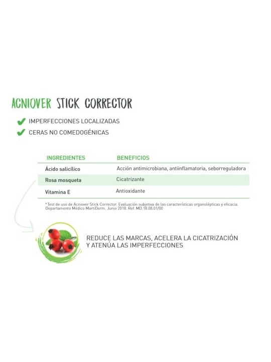 Martiderm Acniover Stick Correttore 15ml Unisex