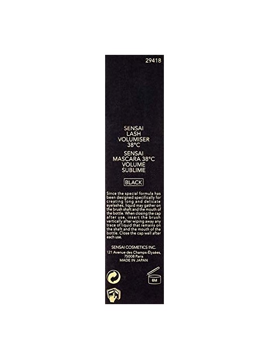 Lash Volumiser Sensai 38 Degree donna 10ml Black