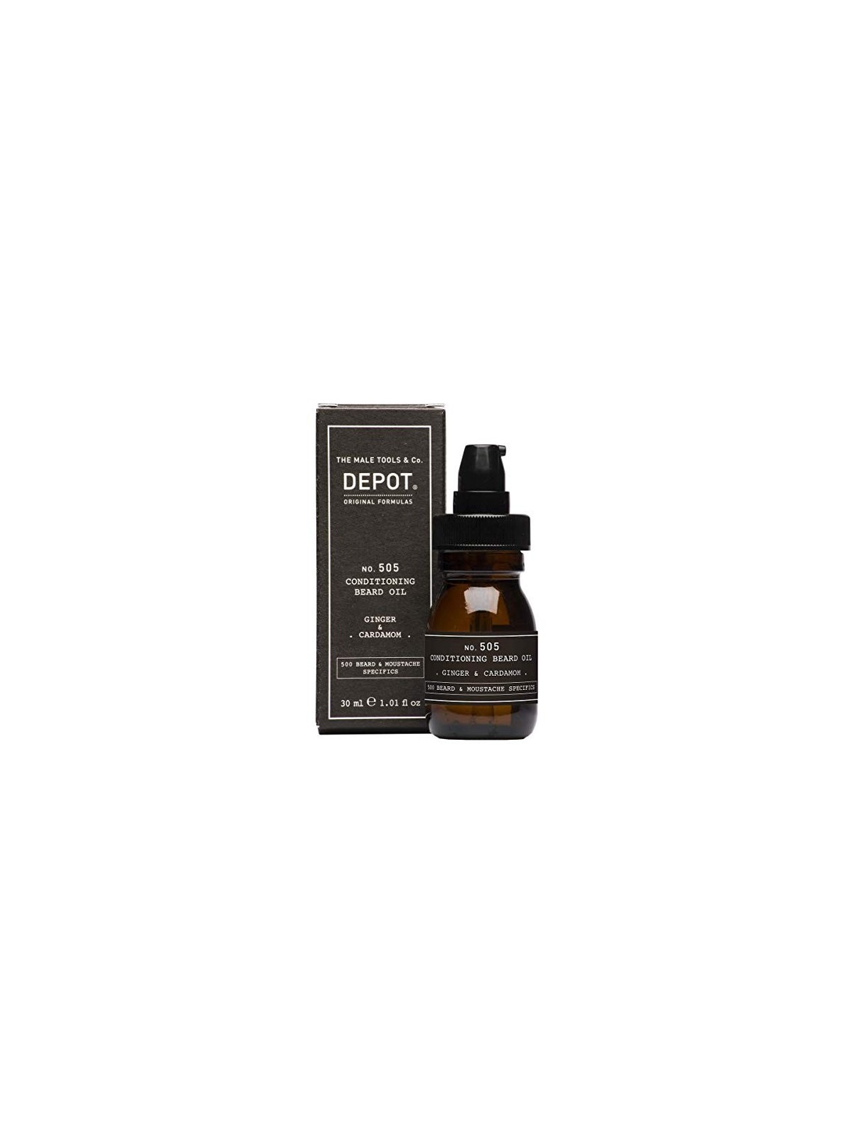 Depot 500 Olio per Barba Zenzero e Cardamomo 30ml