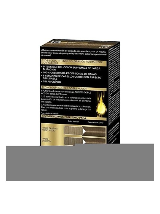 Syoss OLEO INTENSE colore capelli senza ammoniaca 6.10 - biondo scuro 5 unitï¿½ï¿½ donna