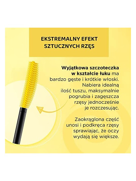 EVELINE Volume Push Up Black Mascara