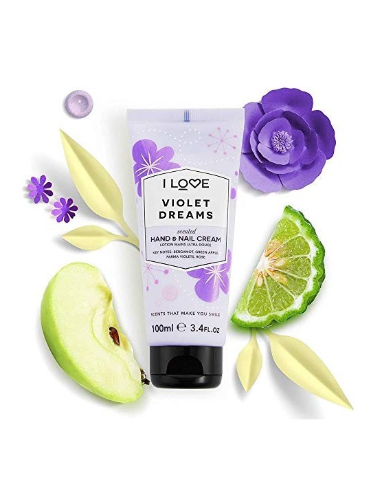 Crema mani e unghie profumata Violet Dreams 100ml
