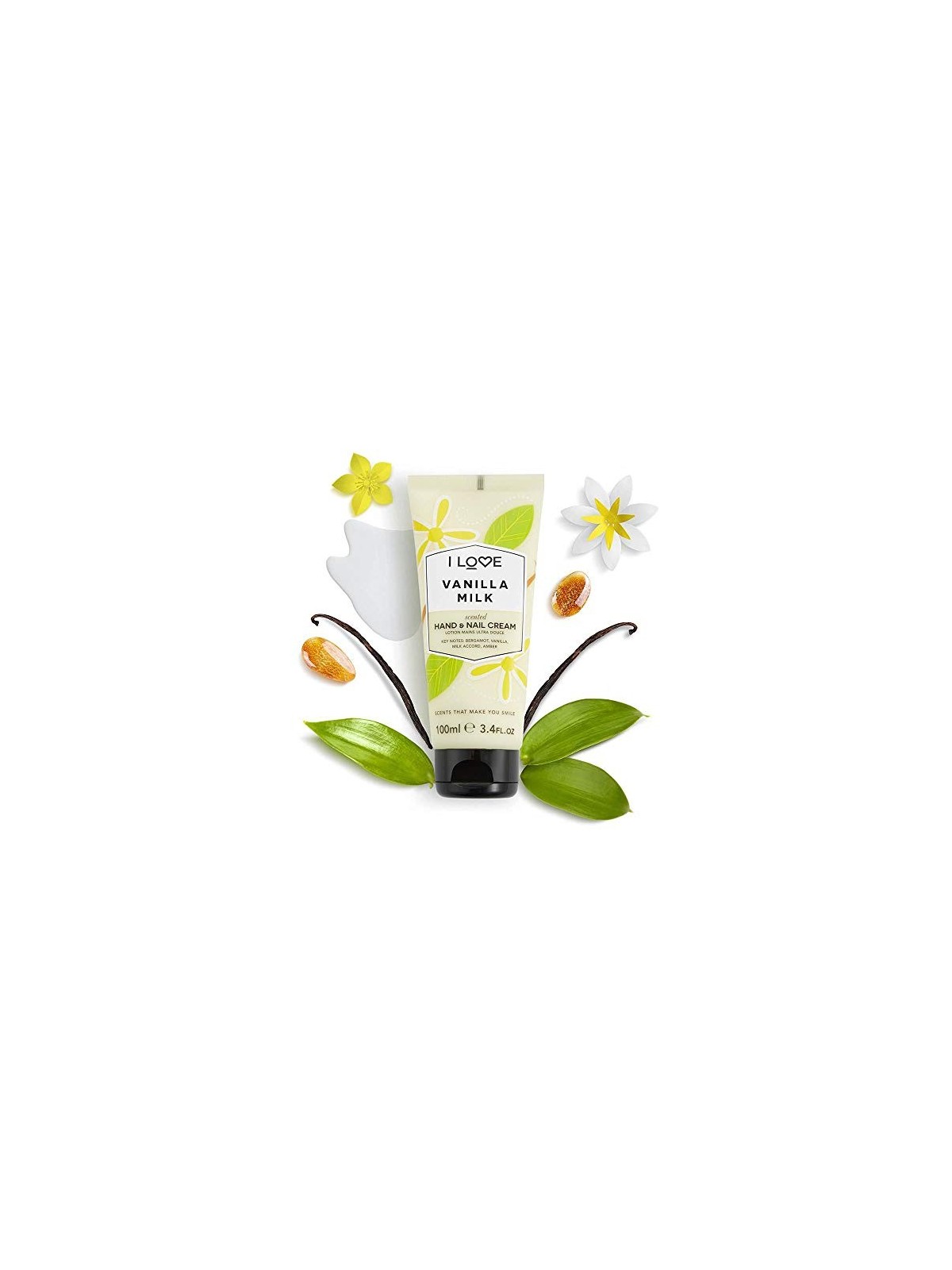 Latte alla Vaniglia Crema per Mani e Unghie 100ml Donna