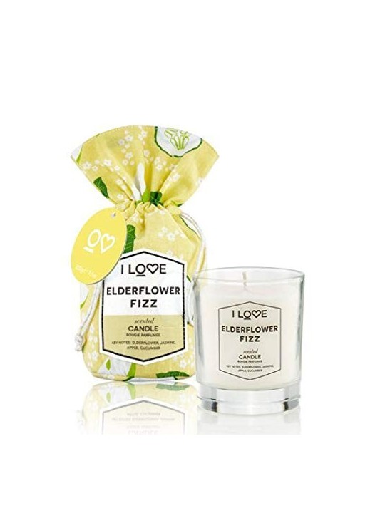 I Love Candela Profumata Elderflower Fizz Lampone 160 g Unisex