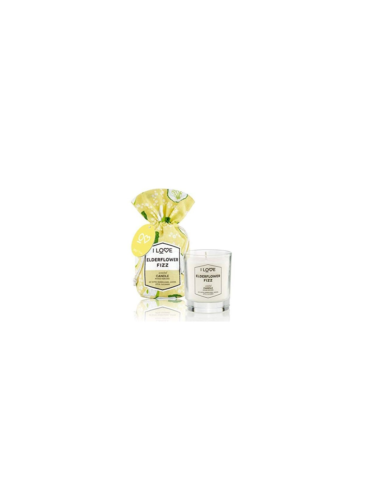 I Love Candela Profumata Elderflower Fizz Lampone 160 g Unisex