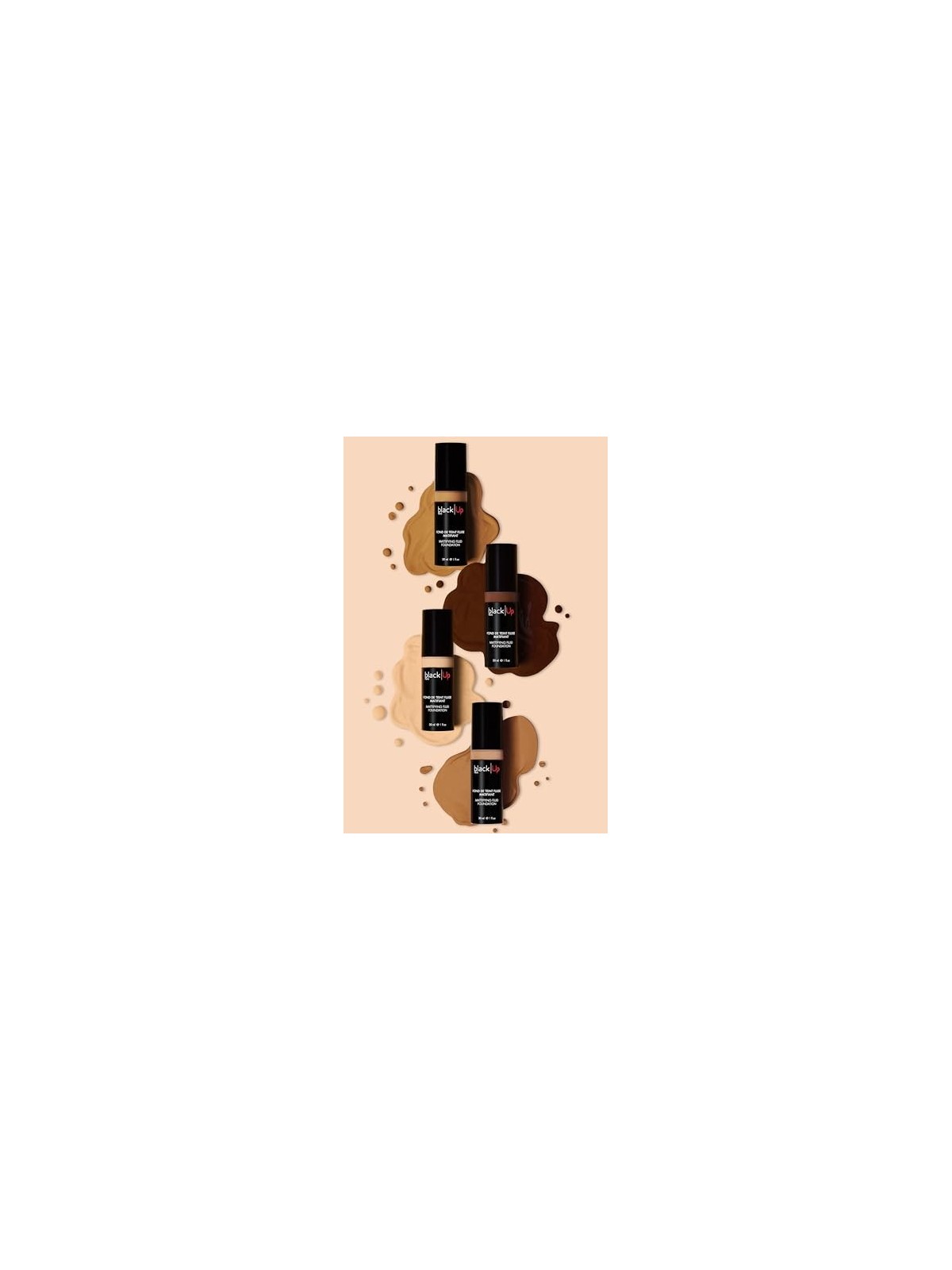 Fondotinta Fluido Opacizzante Black Up 30ml Numero 01