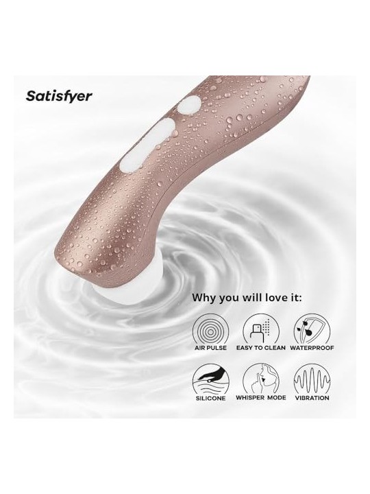 Stimolatore clitorale e vibratore SATISFYER PRO 2