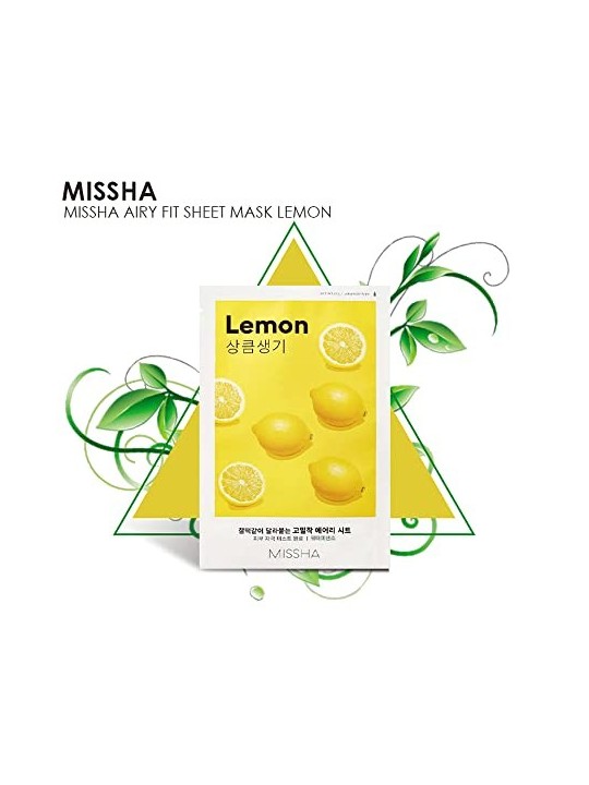 Missha Airy Fit Sheet Mask Illuminating with Lemon Extract 19ml