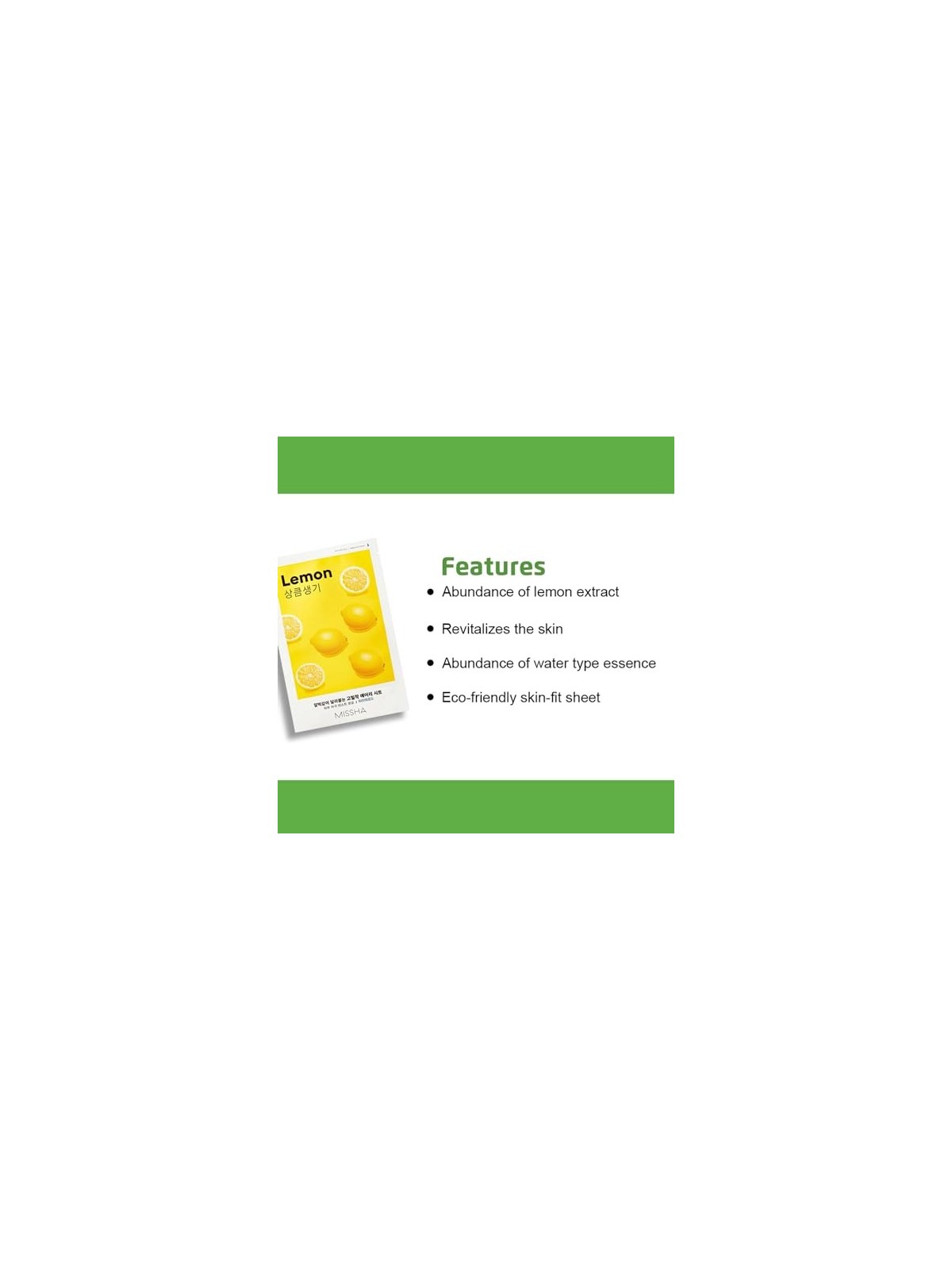 Missha Airy Fit Sheet Mask Illuminating with Lemon Extract 19ml