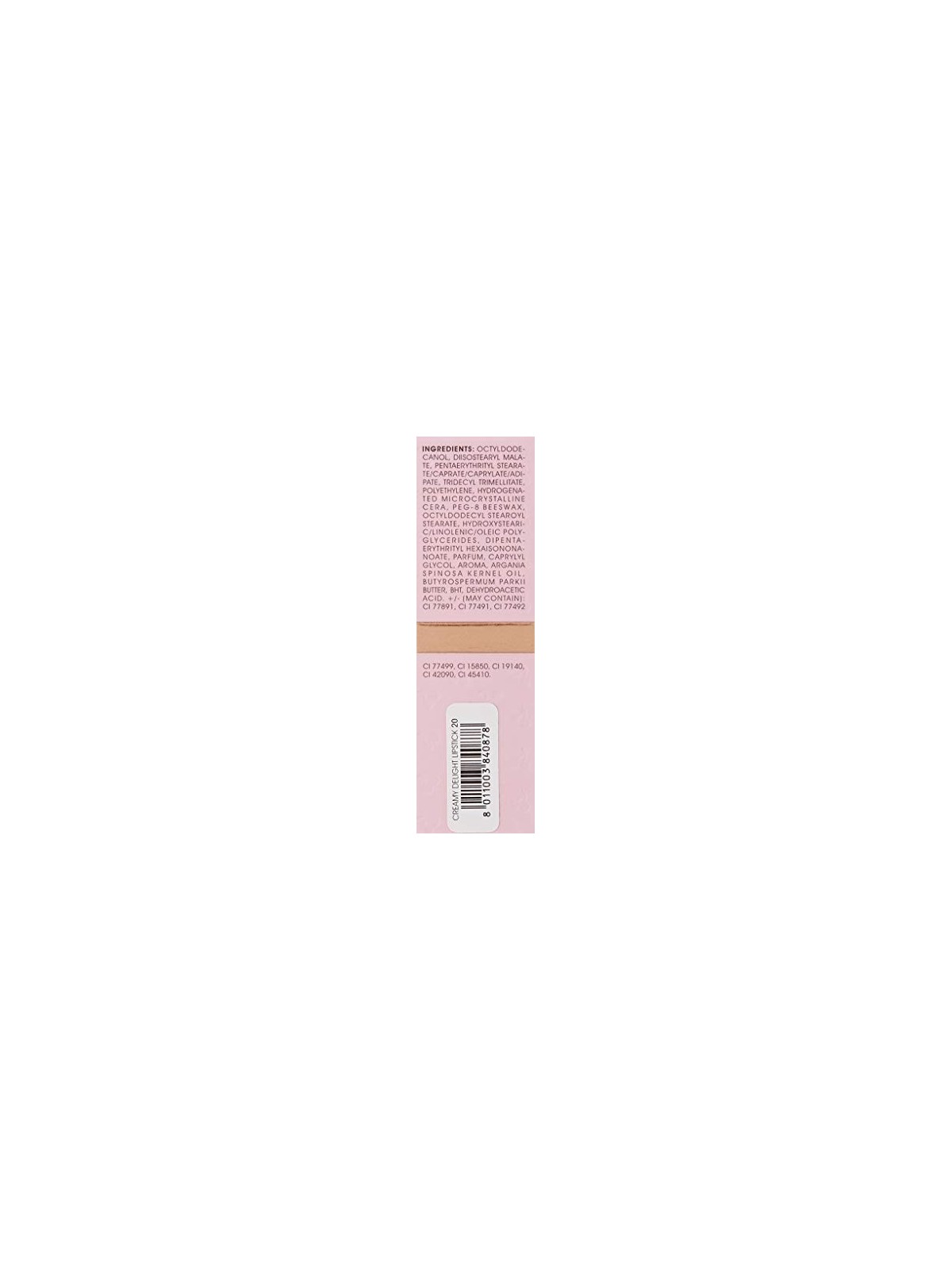 Rossetto Cremoso Naj Oleari 20 Burgundy 35g