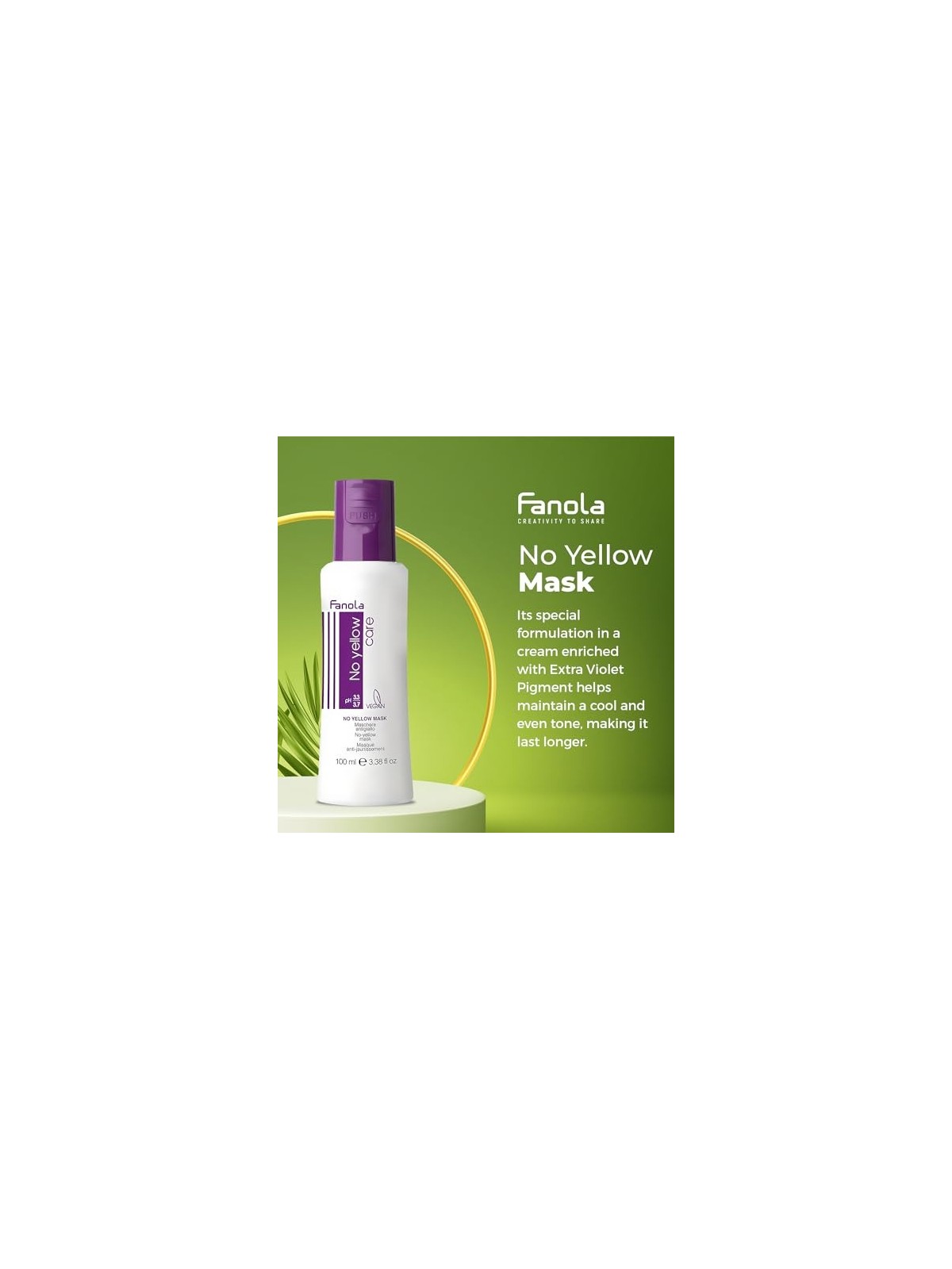 Fanola No Yellow Hair Mask 100ml