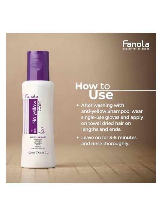 Fanola No Yellow Hair Mask 100ml