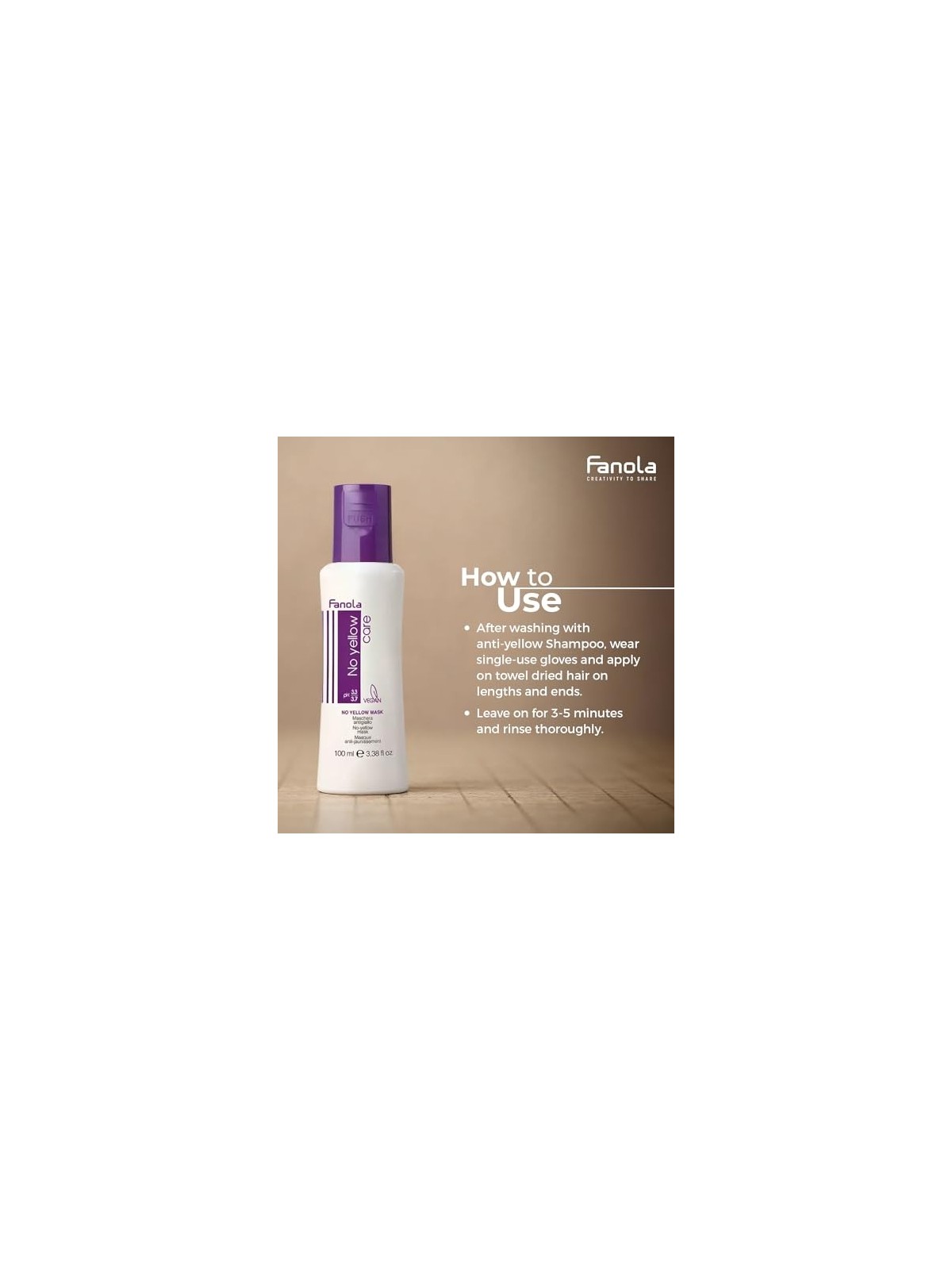 Fanola No Yellow Hair Mask 100ml