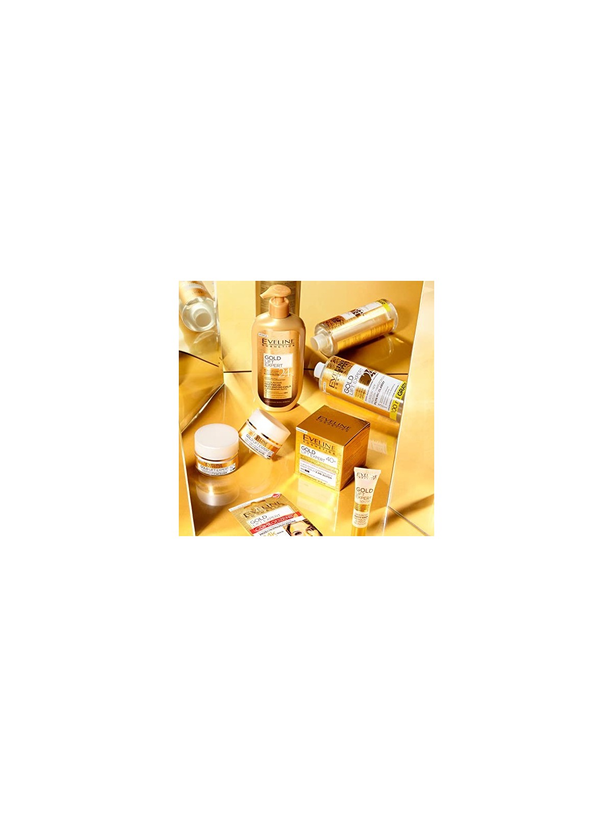 Fluido micellare antirughe con particelle d'oro