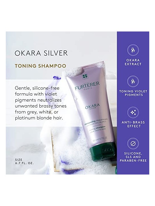Rene Furterer Okara Silver Toning Shampoo 200ml