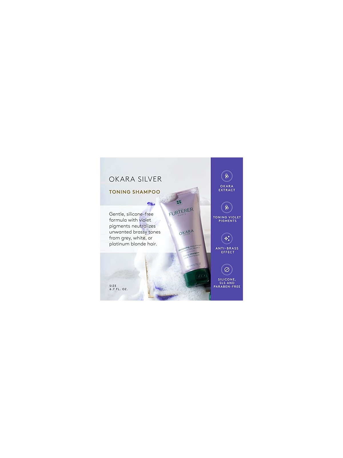Rene Furterer Okara Silver Toning Shampoo 200ml