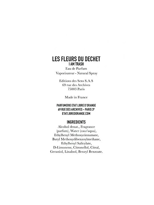 Etat Libre D'Orange I Am Trash Les Fleurs Du Dechet EDP 50ml