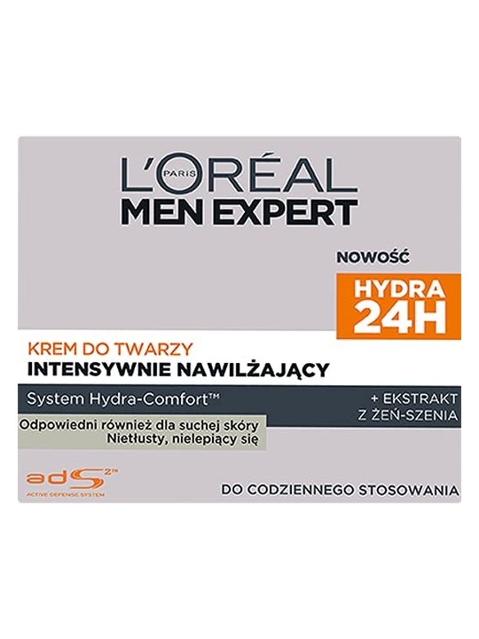 LOREAL Men Expert Hydra 24H crema viso idratante intensamente 50ml