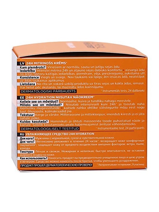 LOREAL Men Expert Hydra 24H crema viso idratante intensamente 50ml