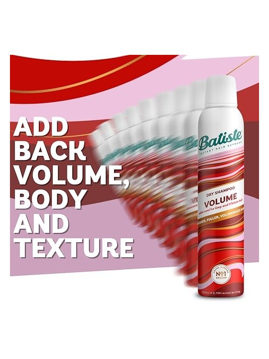 Batiste Hair Benefits Dry Shampoo & Volume shampoo secco per capelli rapidamente grassi 200ml donna Batiste www.essenzetotalstyl