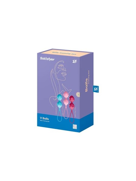 Esercitatore Pavimento Pelvico Satisfyer V Balls 3pz Donna