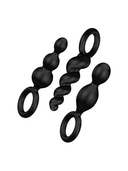SATISFYER BOOTY CALL NERO NERO PERLE ANALI NERO NERO 3UN