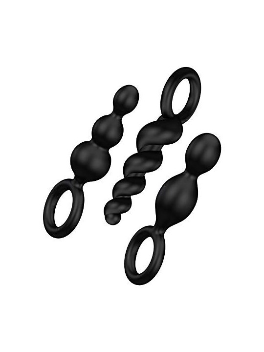 SATISFYER BOOTY CALL NERO NERO PERLE ANALI NERO NERO 3UN
