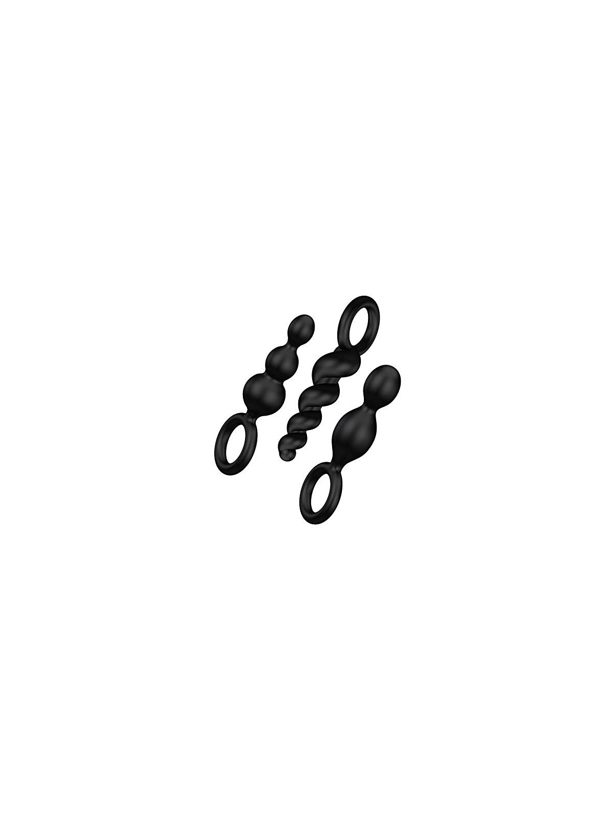 SATISFYER BOOTY CALL NERO NERO PERLE ANALI NERO NERO 3UN