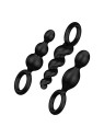 SATISFYER BOOTY CALL NERO NERO PERLE ANALI NERO NERO 3UN